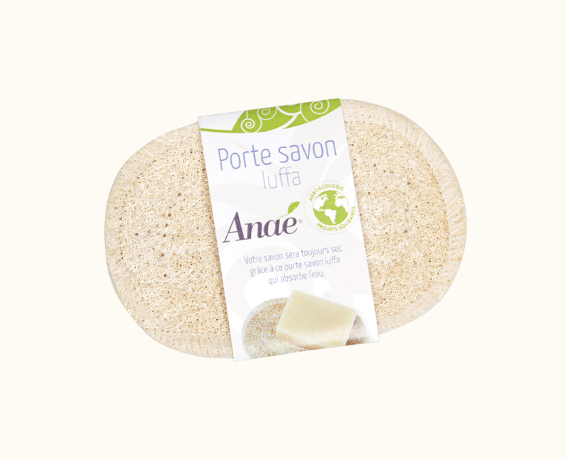 Porte savon luffa